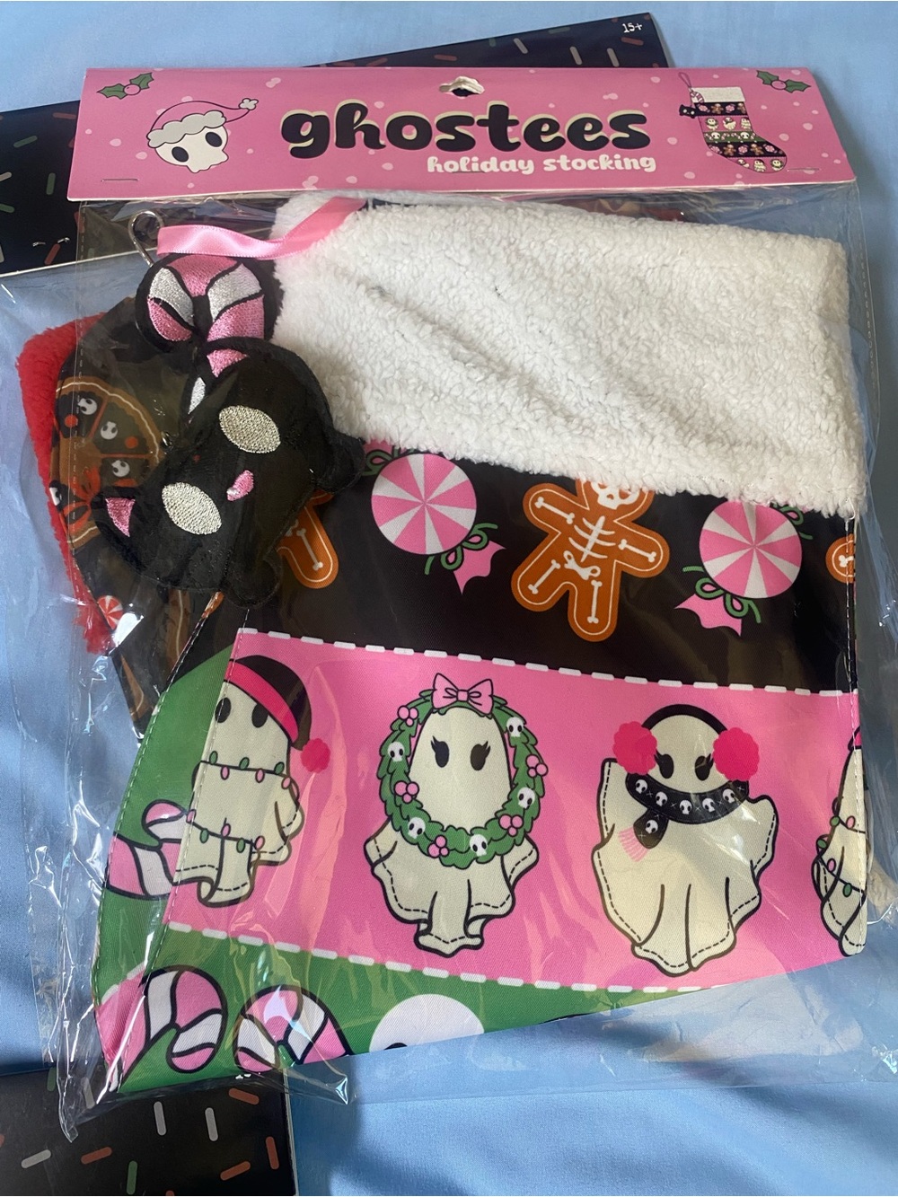 Goth Holiday stocking.